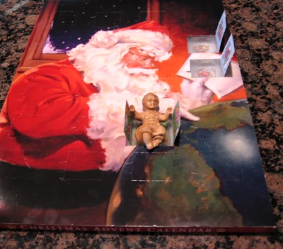 baby jesus in advent calander baby jesus in advent calander