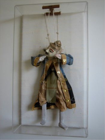 freakinabox puppet encased in lucite freakinabox puppet encased in lucite
